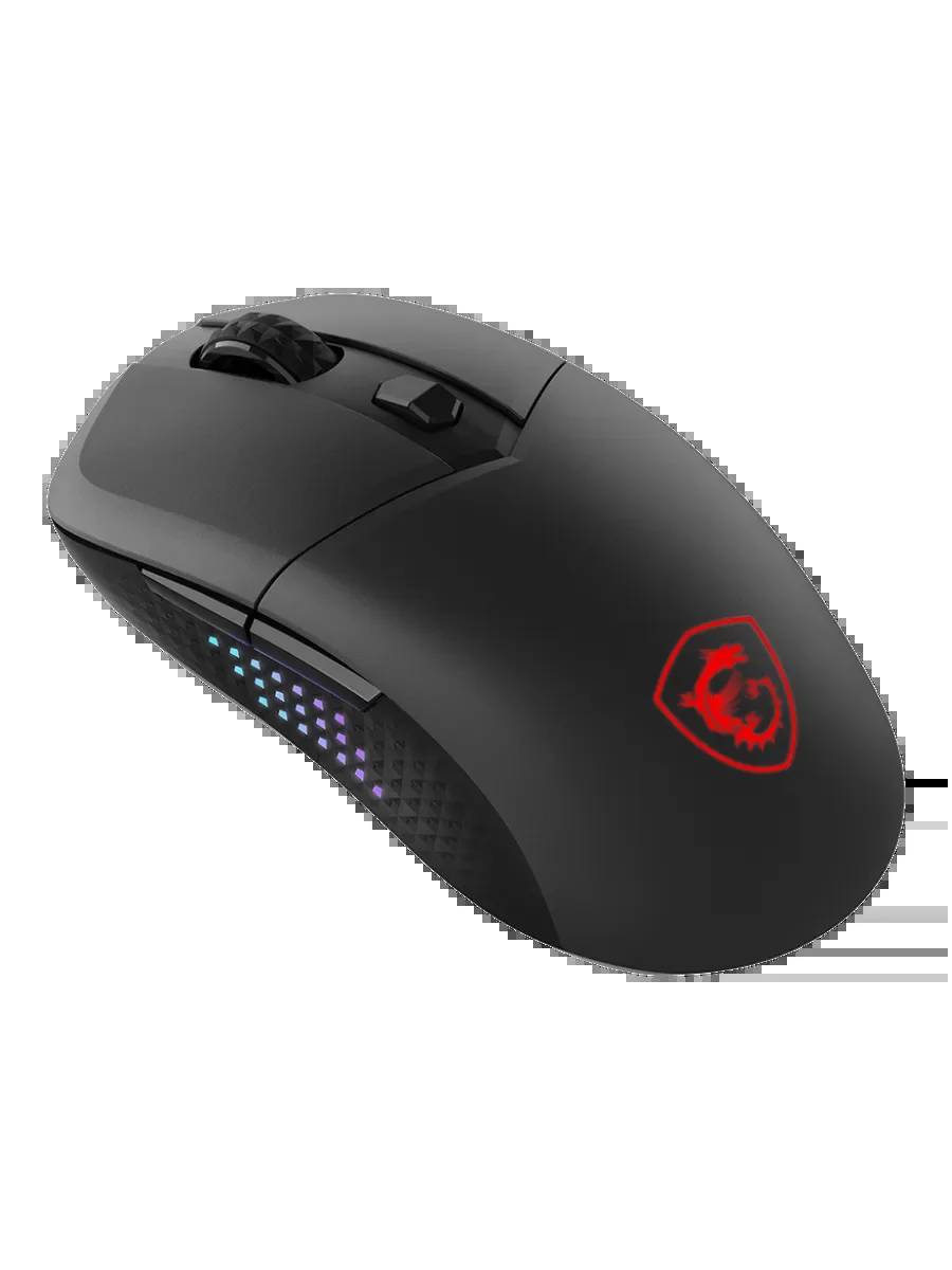 Мышь беспроводная/проводная MSI Versa 300 Elite черный, 26000 dpi, радиоканал, Bluetooth, USB, кнопки - 6
