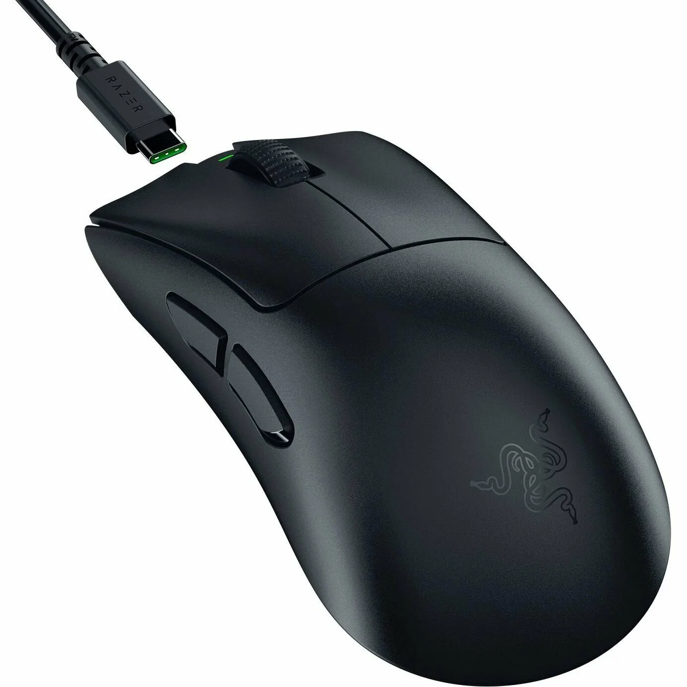 Мышь беспроводная/проводная Razer DeathAdder V3 HyperSpeed черный, 6400 dpi, радиоканал, USB, кнопки - 6