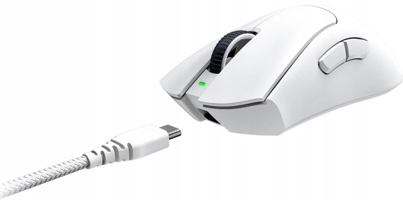 Мышь беспроводная/проводная Razer DeathAdder V3 Pro белый, 30000 dpi, радиоканал, USB, кнопки - 5