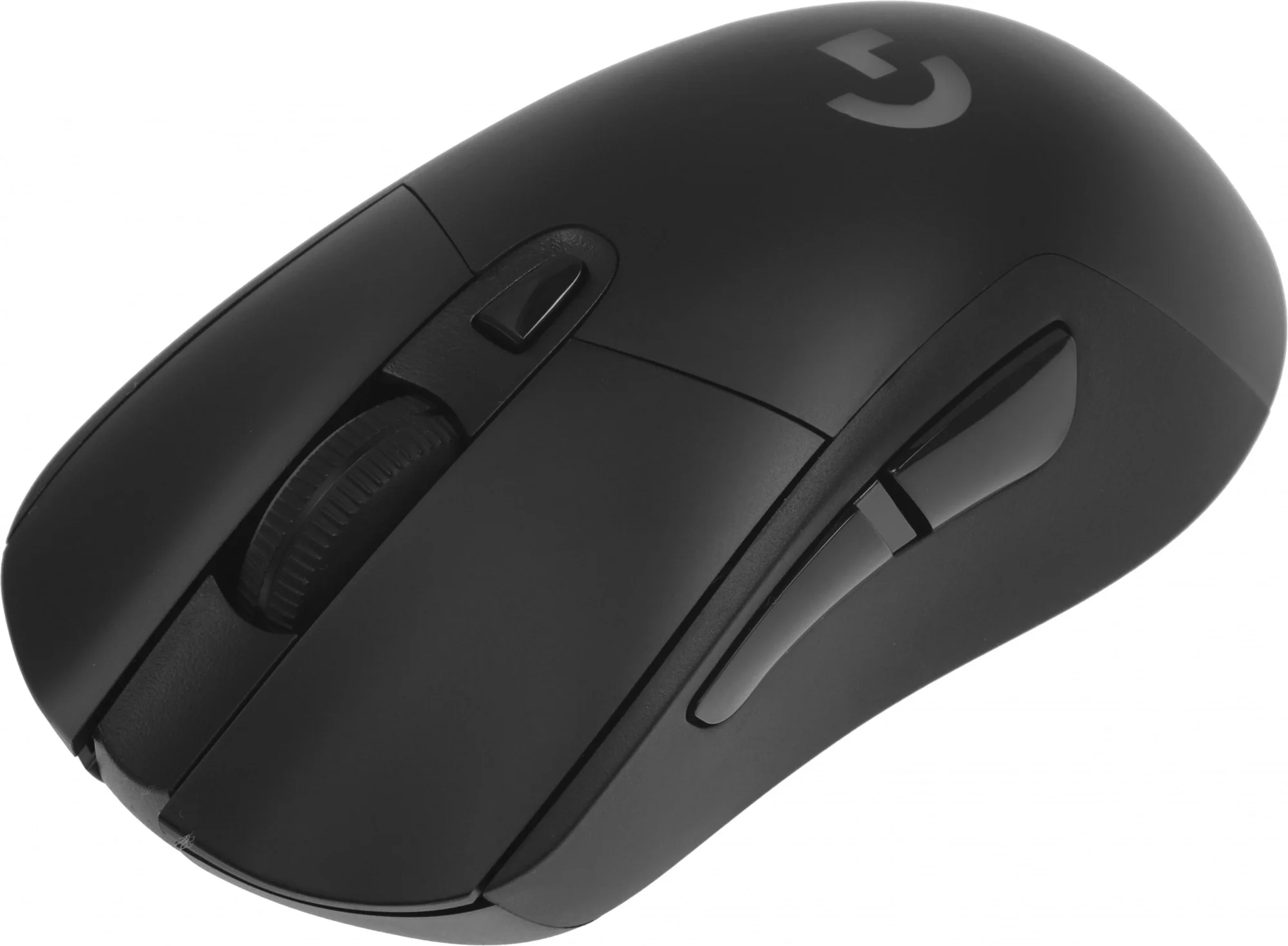 Мышь игровая Logitech G703 Lightspeed черная, сенсор 100-25600dpi (Hero25K), беспроводная 2.4GHz + USB 1,8м, 5 программируемых кнопок + колесо прокрут