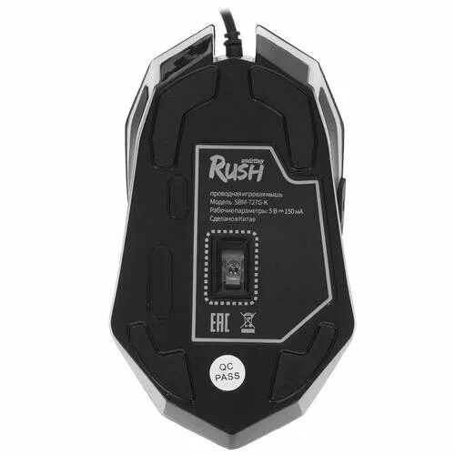 Мышь игровая беспроводная Smartbuy серия RUSH X27 черная (SBM-727AG-K)