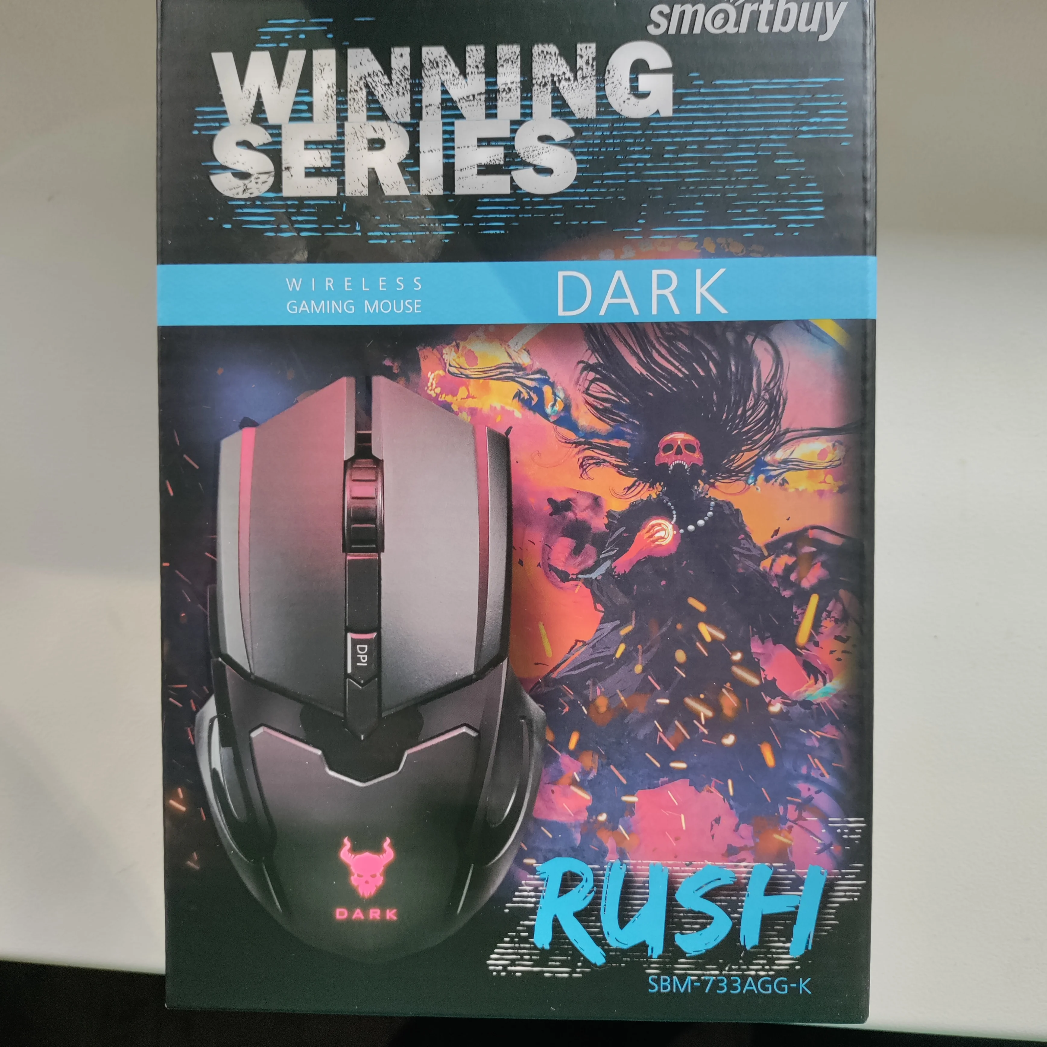Мышь игровая проводная Smartbuy серия RUSH X33 черная (SBM733GK)