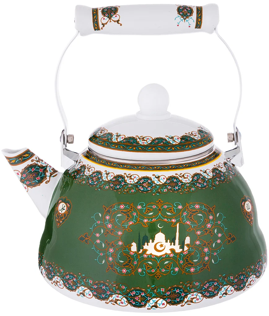 ЧАЙНИК AGNESS ЭМАЛИРОВАННЫЙ, СЕРИЯ СУРА, 3 Л (КОР=8ШТ.)