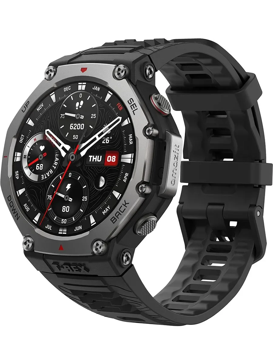 Умные часы и браслет Amazfit A2323 (T-Rex 3) Onyx Black