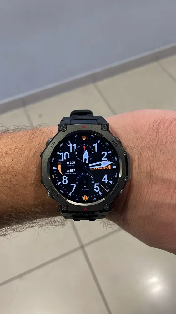 Умные часы и браслет Amazfit A2323 (T-Rex 3) Onyx Black