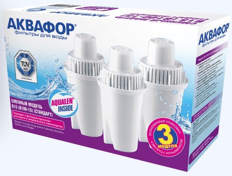 Картридж для фильтра для воды Аквафор В15  (комплект 3 шт)