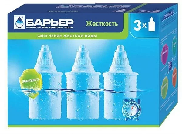 Картридж для фильтра для воды Барьер Жесткость (упак. 3 шт.)  ресурс 350 л.