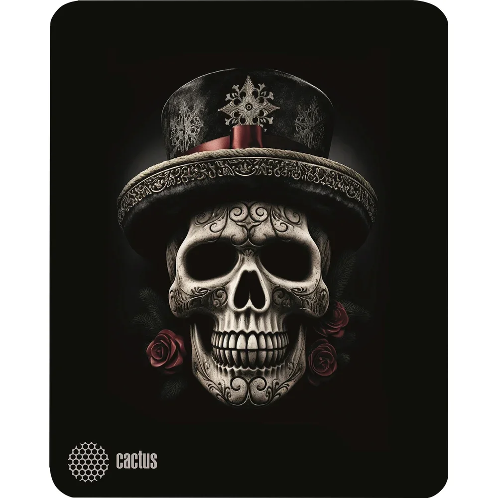 Коврик для мыши Cactus Scull 250x200x3мм (CS-MP-D05S)