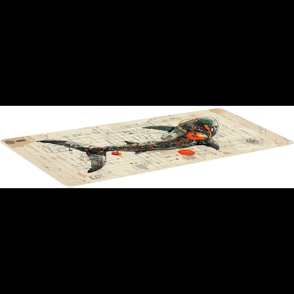 Коврик для мыши Cactus Shark 900x400x4мм (CS-MP-COR03XXL)