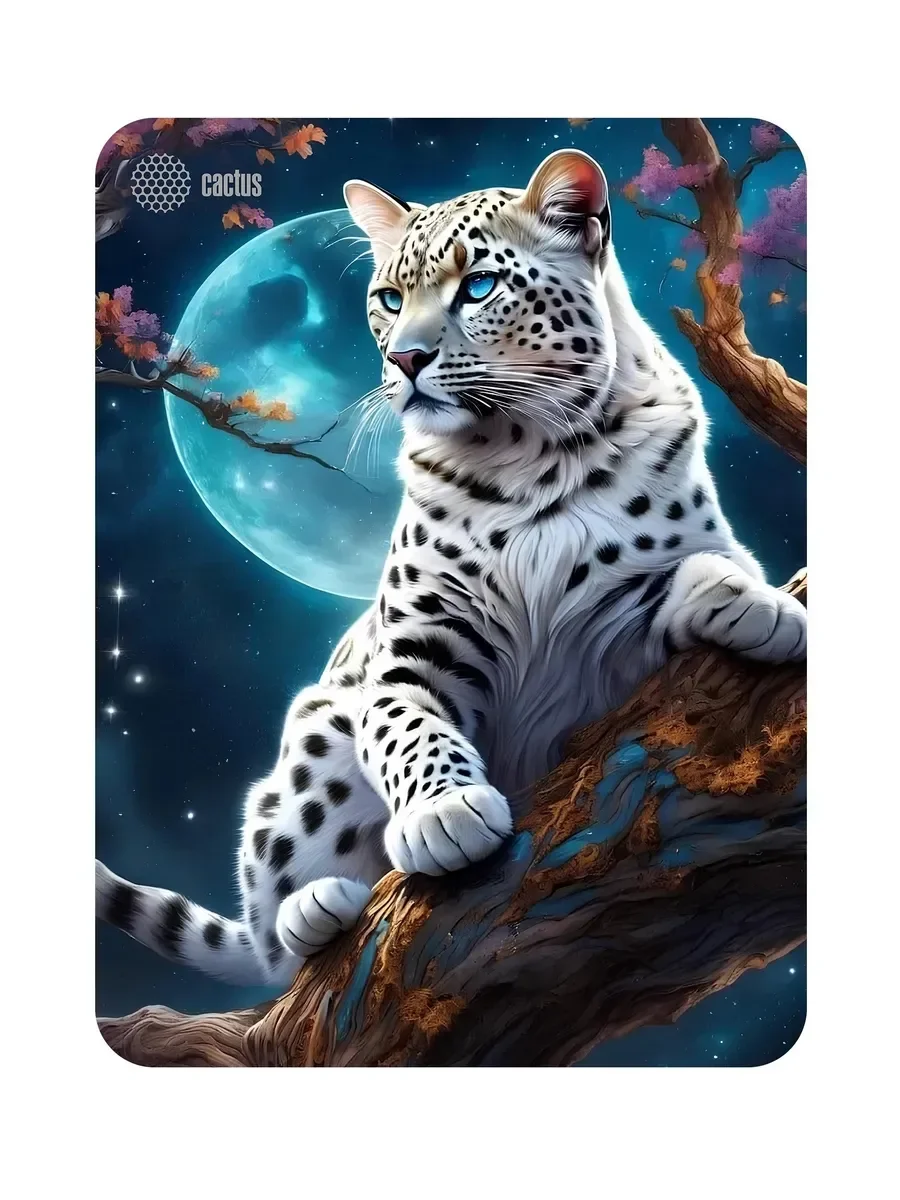Коврик для мыши Cactus Snow Leopard 400x300x3мм (CS-MP-PRO16XL)