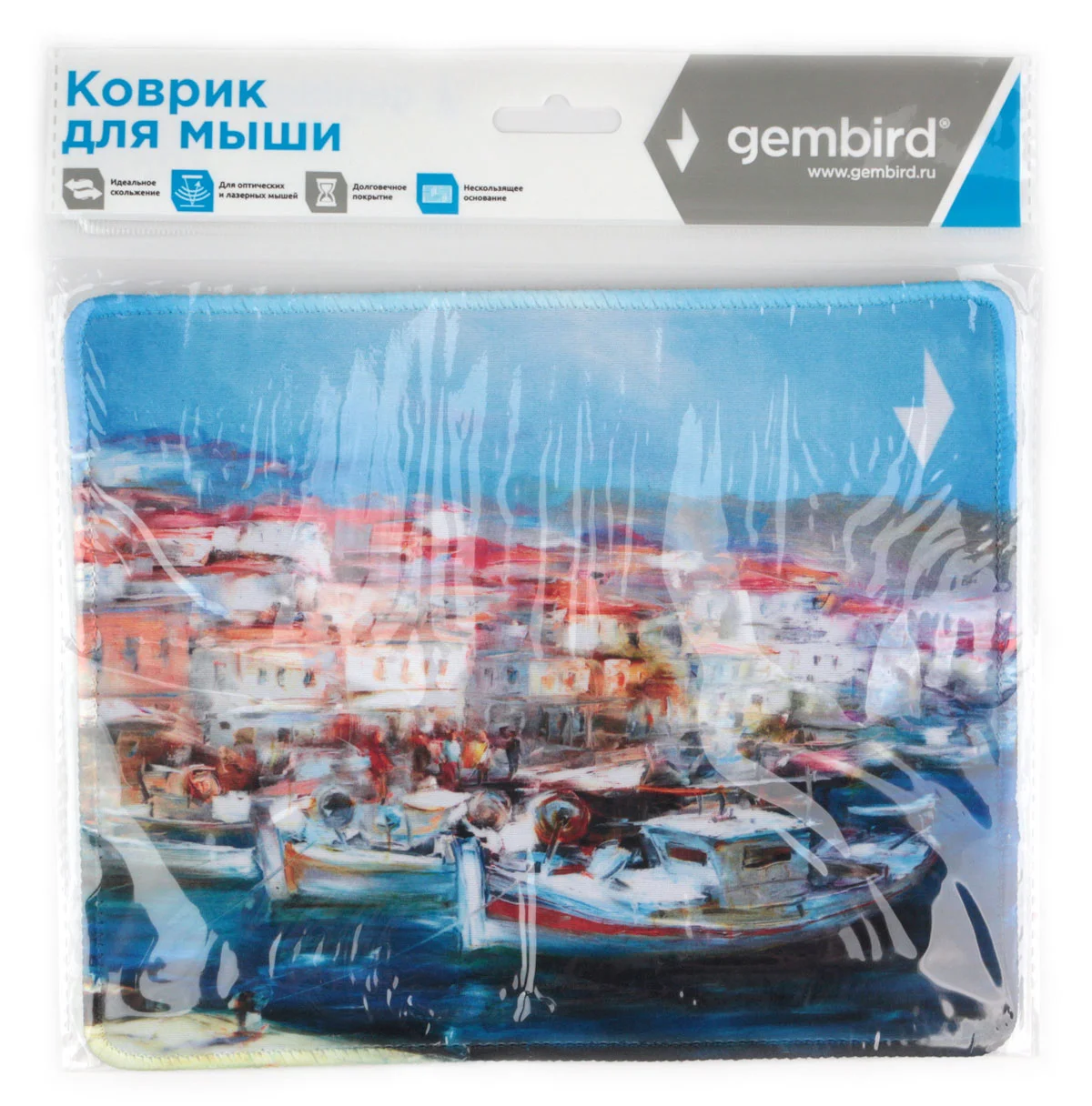 Коврик для мыши Gembird MP-ART3, рисунок- "ART3", размеры 220x180x1мм, ткань/резина