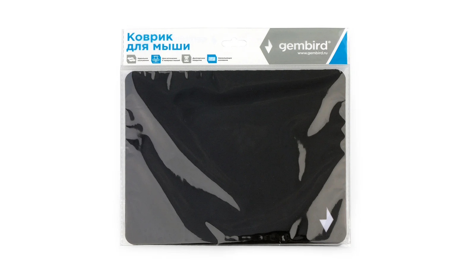 Коврик для мыши Gembird MP-ART40, "черная собака", 229х195х2мм, вспененный ПВХ/пластик, пакет