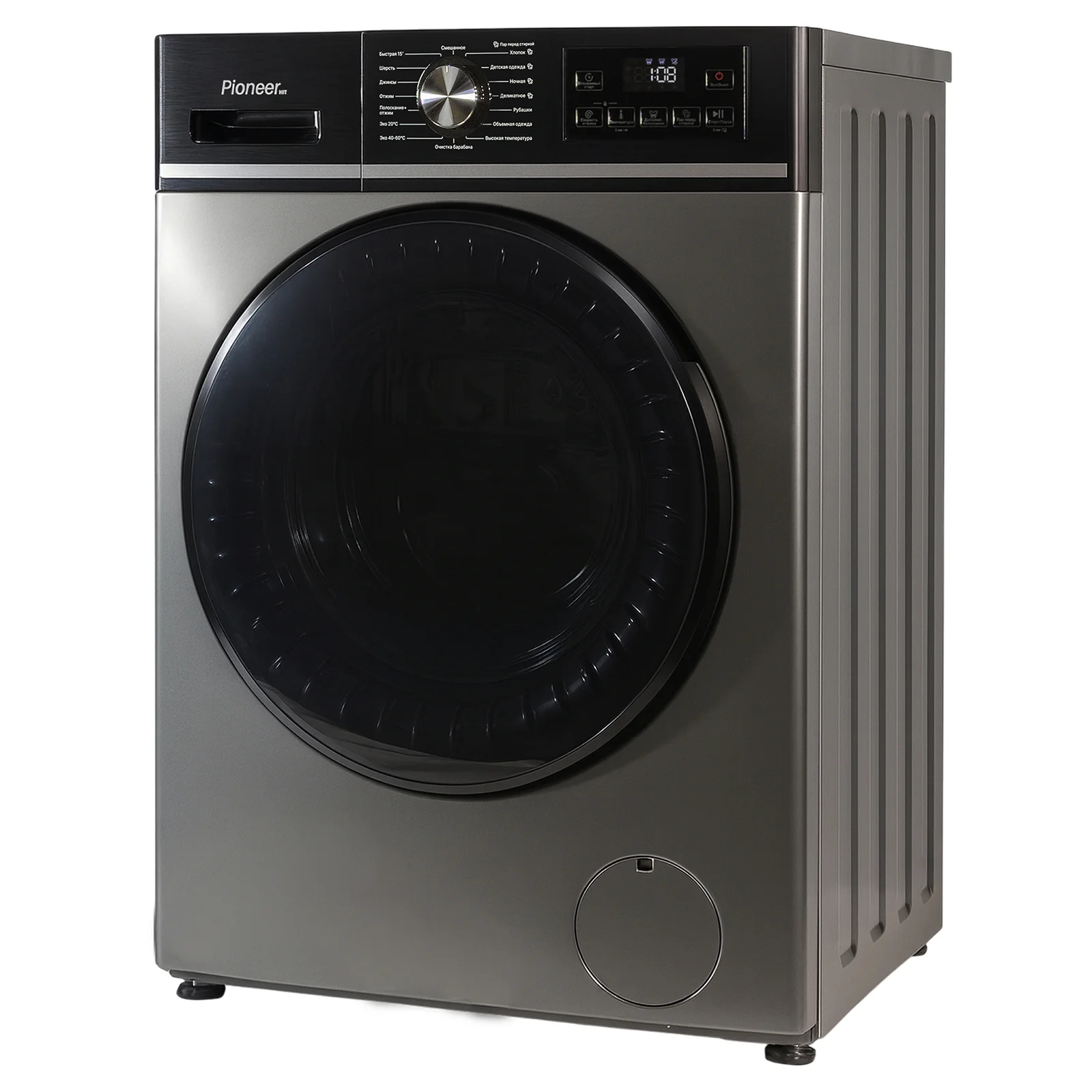 Стирально-сушильная машина Pioneer WMD-241605DG 1400 об/мин, 11кг обьем, 10прогр, сенсор ИНВЕРТОР