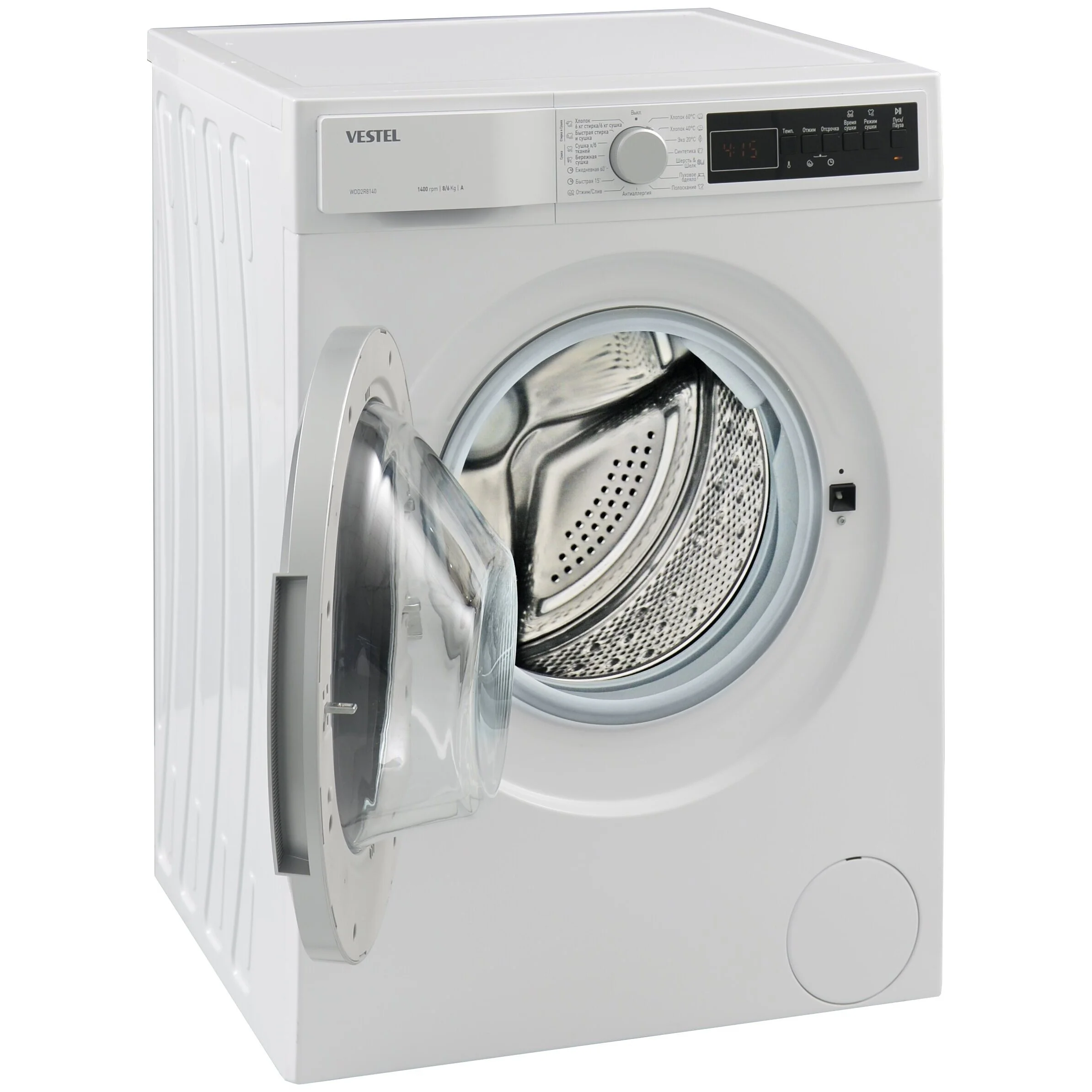 Стирально-сушильная машина VESTEL Bojena WD 8140 D2TW 8/5кг,1200об, 59.7x84.5x58.2 НОВИНКА