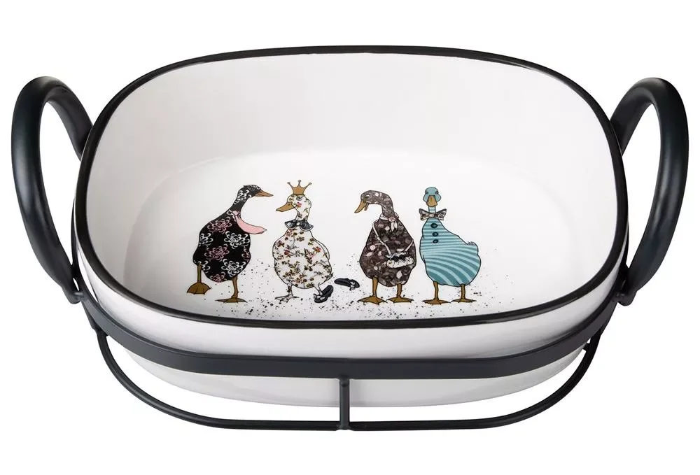 ФОРМА НА МЕТАЛ.ПОДСТАВКЕ LEFARD "FAMILY FARM" 25*15,5*9 CM 1000 МЛ