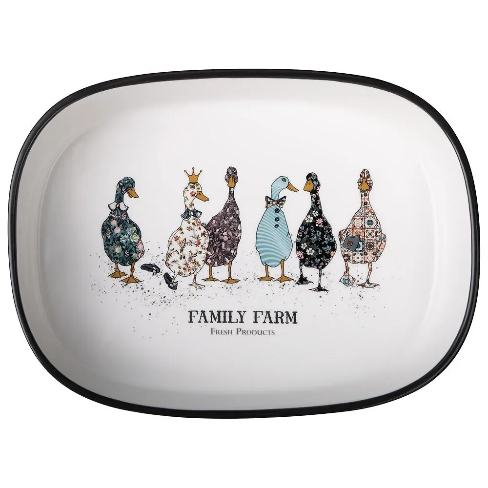 ФОРМА НА МЕТАЛ.ПОДСТАВКЕ LEFARD "FAMILY FARM" 30*19*9,5 CM 1800 МЛ