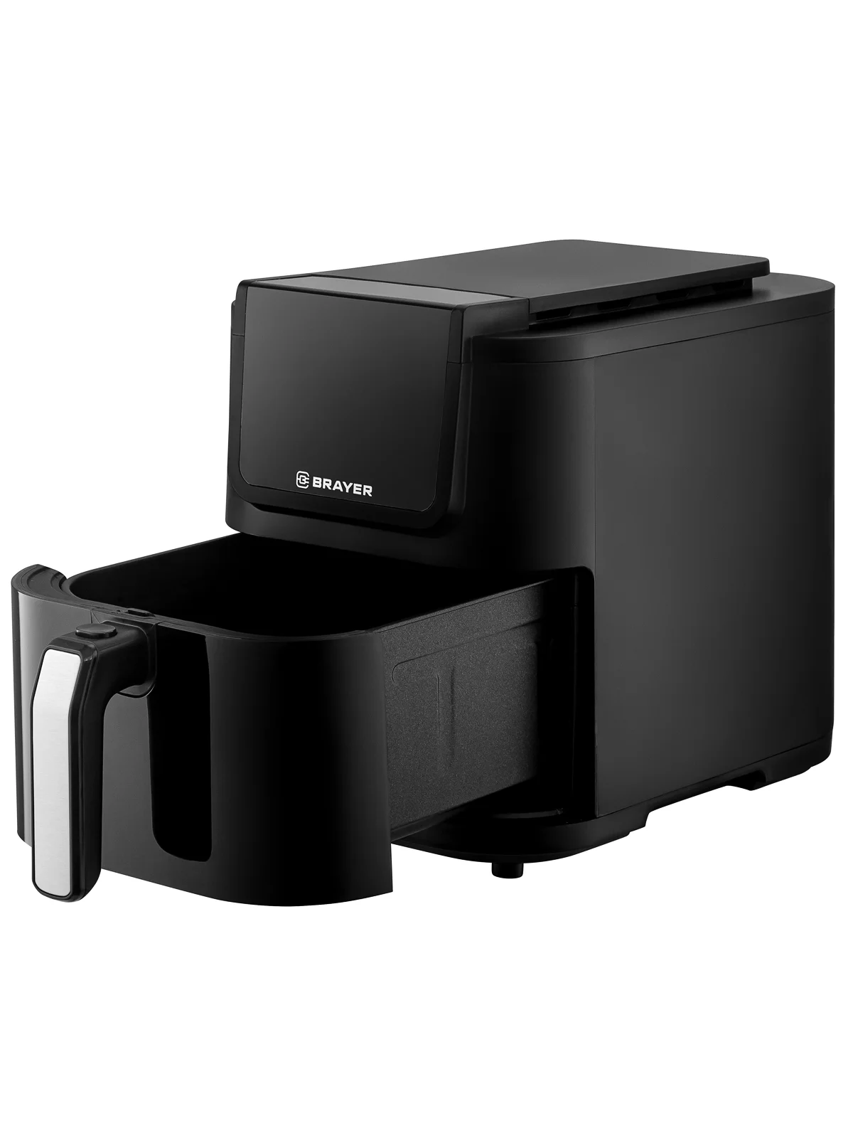 Аэрогриль BRAYER BR2041, 1500 Вт,5 л, t. 200С, съемная решетка, таймер, LCD-дисплей, 8 программ