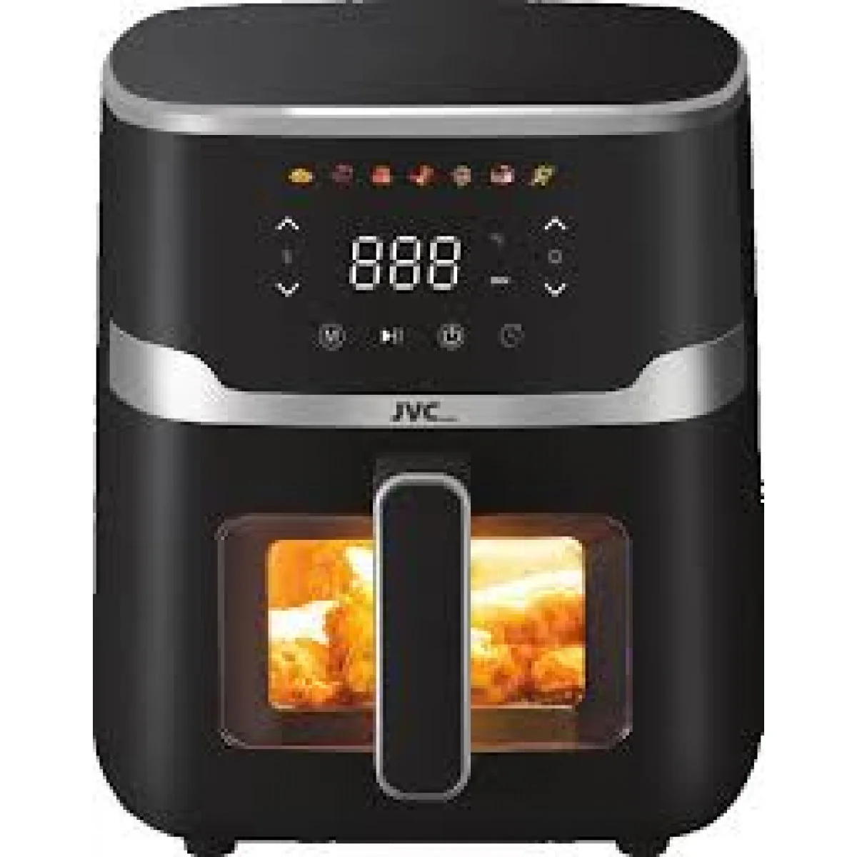 Аэрогриль JVC JK-MB052 черный, 6л, 1800Вт, 7 программ, электронное