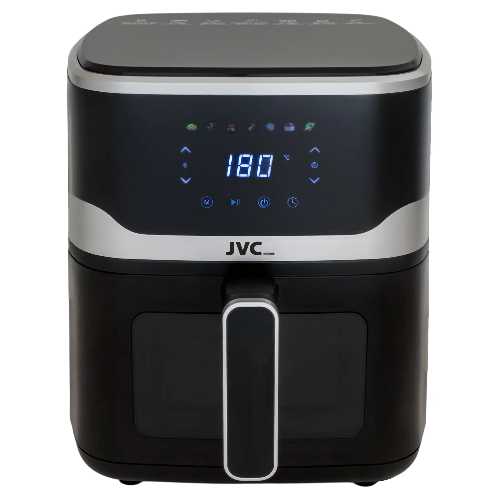 Аэрогриль JVC JK-MB052 черный, 6л, 1800Вт, 7 программ, электронное