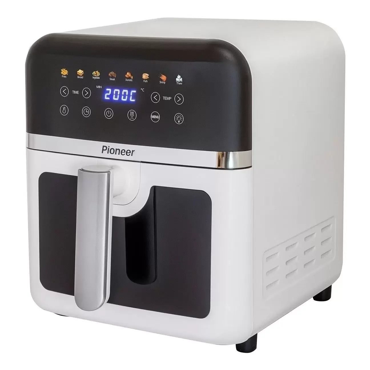 Аэрогриль Pioneer SM520D white 1850Вт 8 литров, 8 программ, таймер 60 минут  °С: 40-200 ХИТ ПРОДАЖ!!
