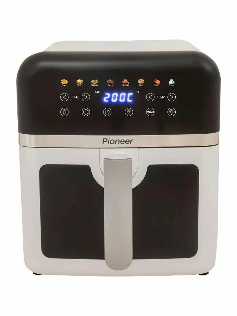 Аэрогриль Pioneer SM520D white 1850Вт 8 литров, 8 программ, таймер 60 минут  °С: 40-200 ХИТ ПРОДАЖ!!
