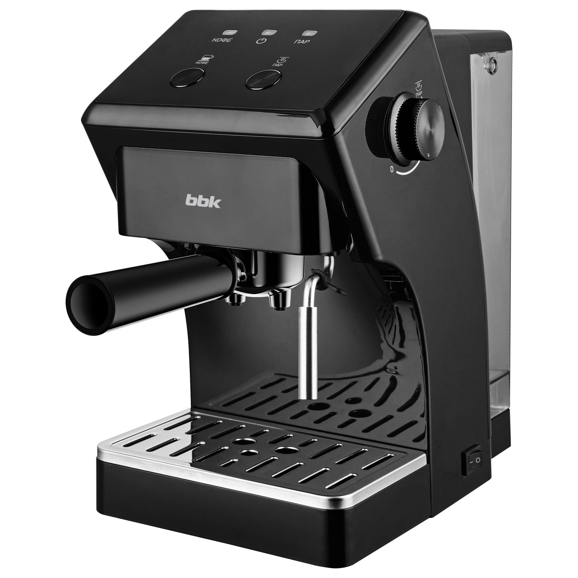 Кофеварка BBK BCM1500 (черный/нержавеющая сталь)