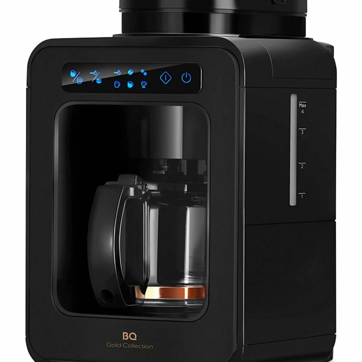 Кофеварка BQ CM7000 Стальной-Черный