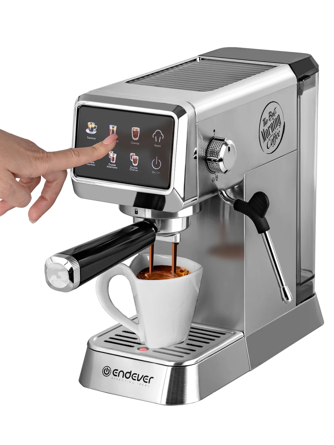 Кофеварка Endever Costa-1088, стальной
