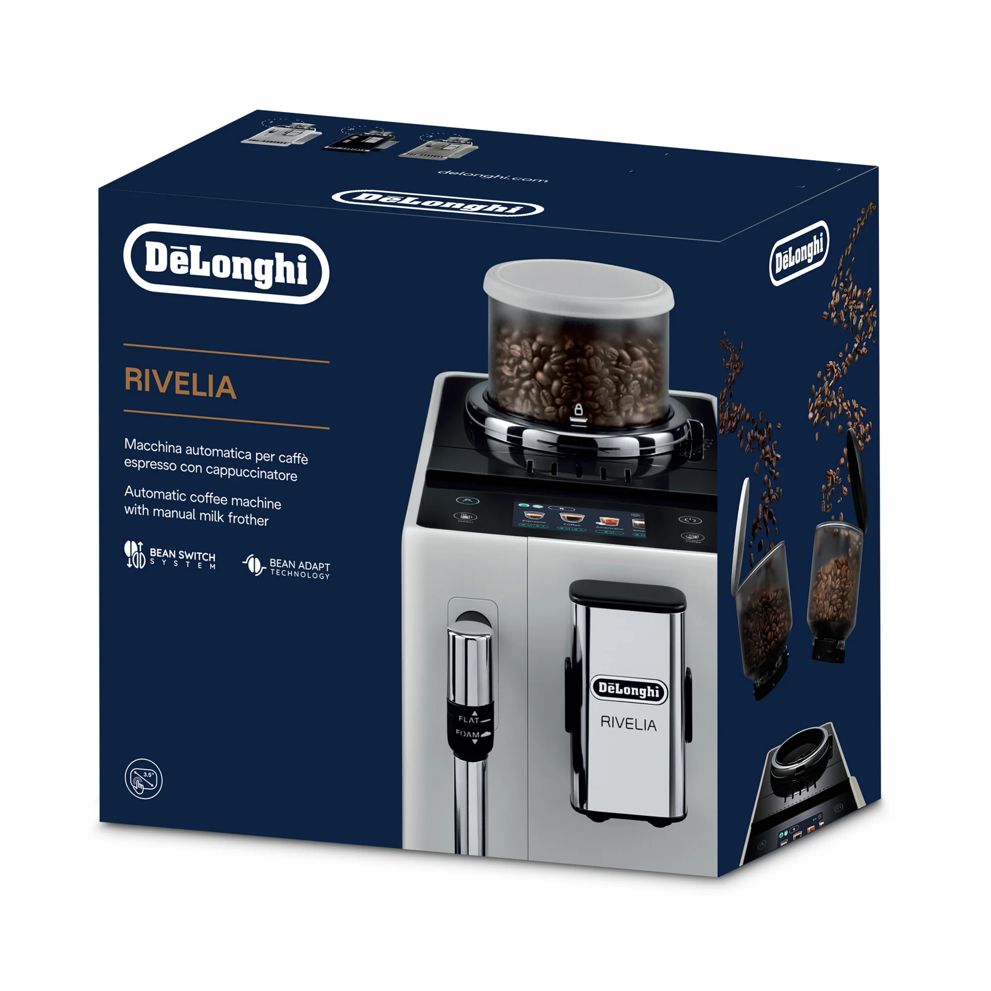 Кофемашина автоматическая De’Longhi EXAM440.35.W Rivelia