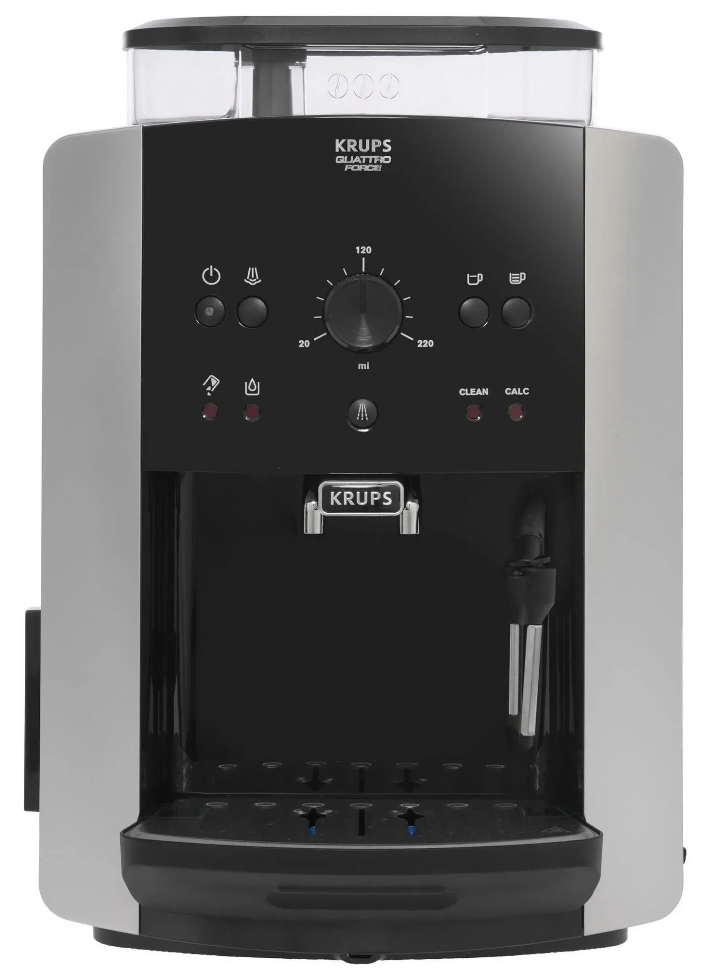 Кофемашина автоматическая Krups Arabica EA811810 черный/ серебряный