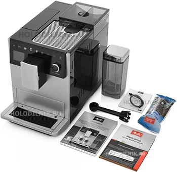 Кофемашина автоматическая Melitta Caffeo F 630-201 LatteSelect серебристая
