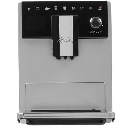 Кофемашина автоматическая Melitta Caffeo F 630-201 LatteSelect серебристая