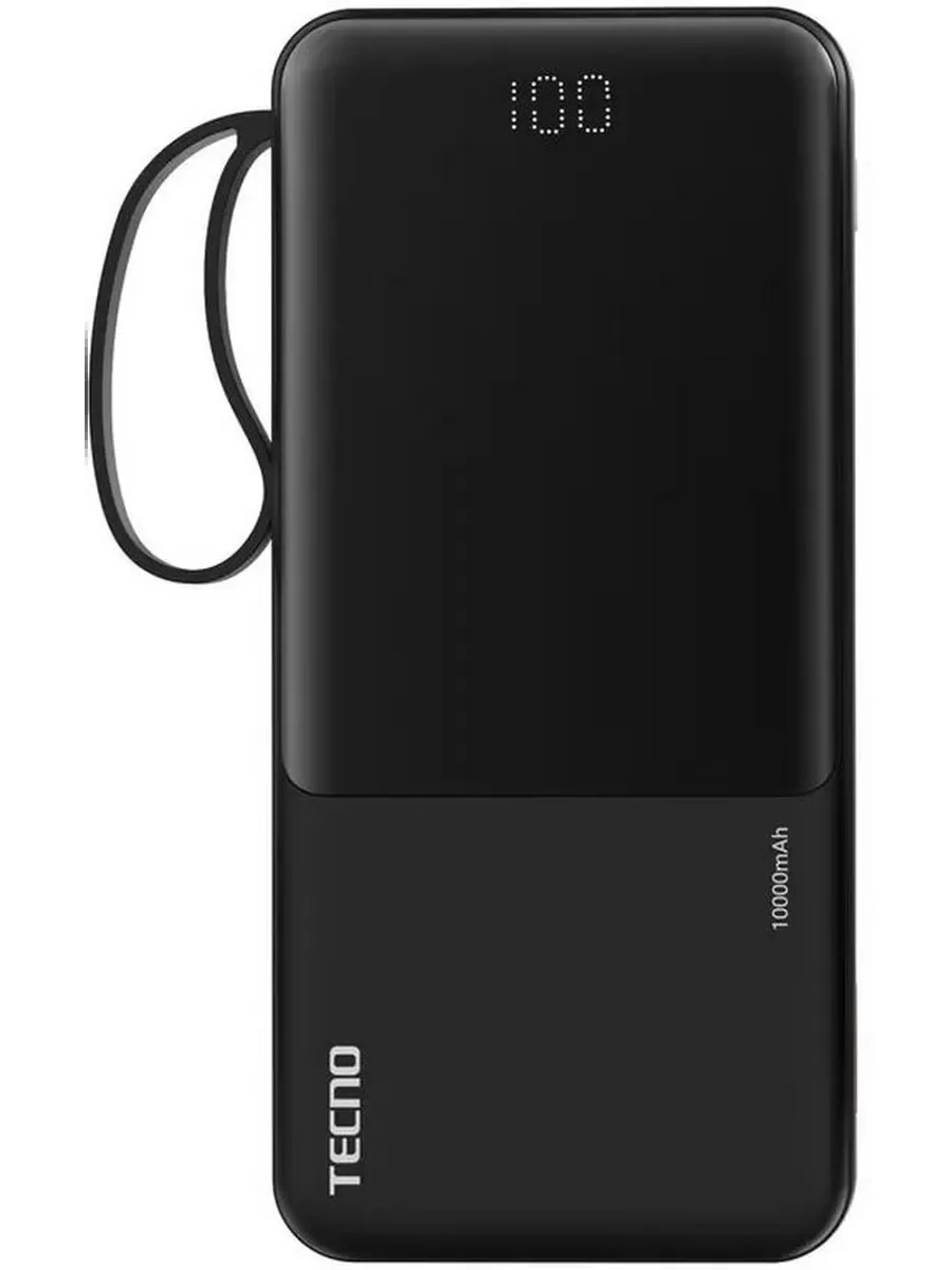 Портативный аккумулятор Tecno OnGO L101 10000mAh 12W 2.4A 2xUSB-A/USB-C черный