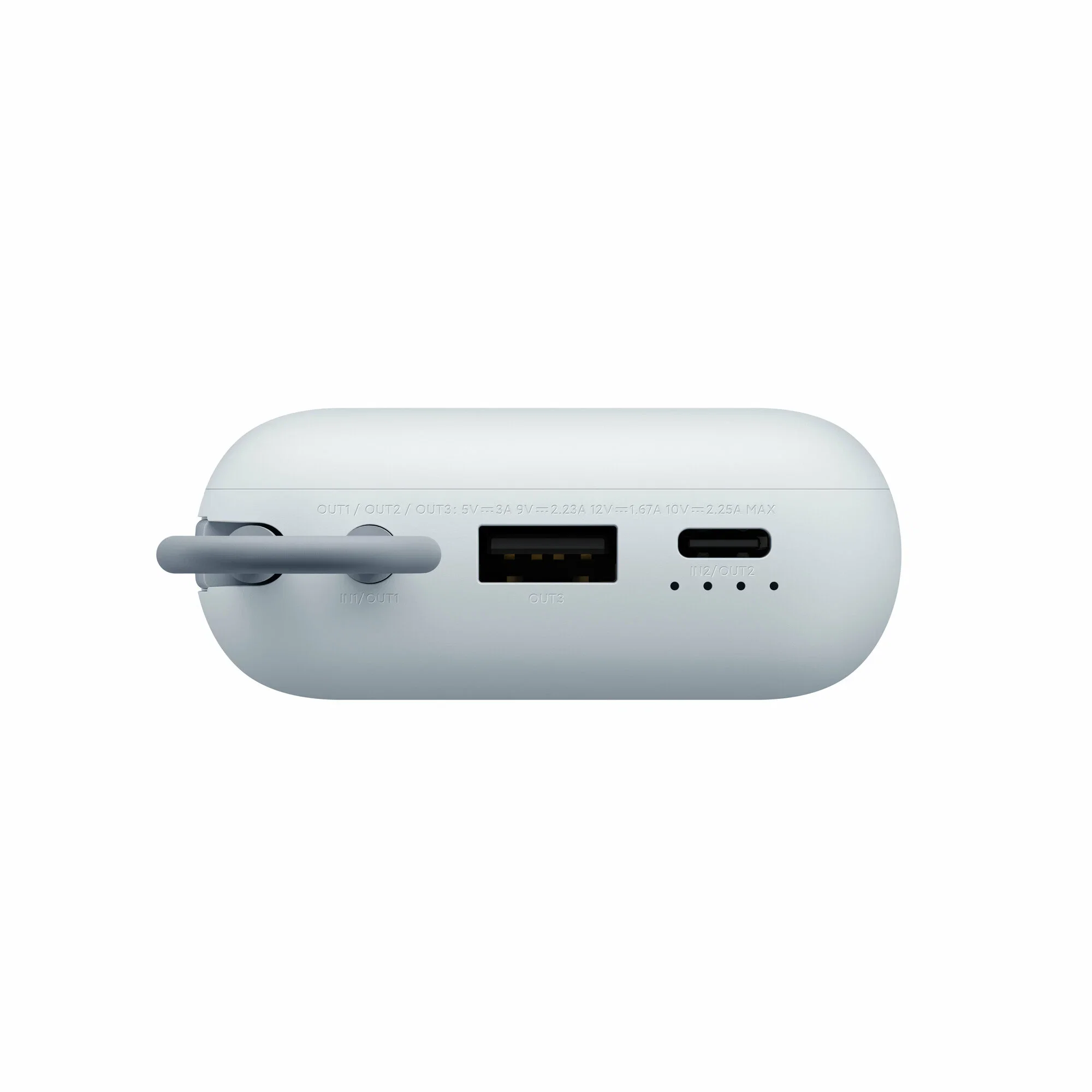 Портативный аккумулятор Xiaomi Power Bank 10000mAh (встроенный кабель) Tan GL