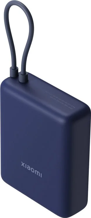 Портативный аккумулятор Xiaomi Power Bank 10000mAh (встроенный кабель) Ледяной синий GL