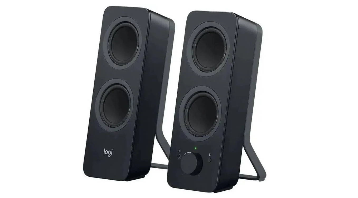Logitech Акустическая 2.0 система Z207, 10 Вт, Bluetooth 4.2, рег. на передней панели, разъем для наушников, белый.