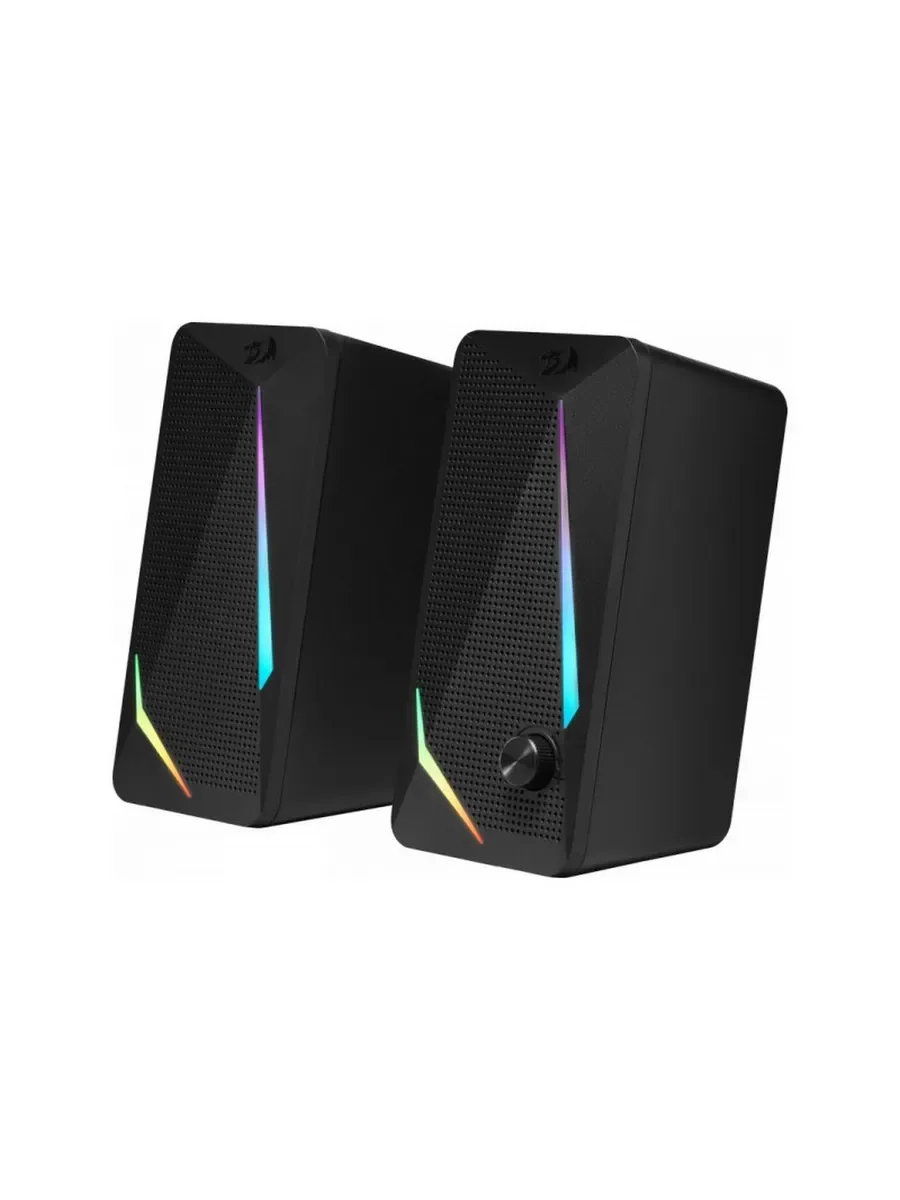 Redragon Акустическая 2.0 система Waltz черн,6 Вт,RGB,USB+3.5 jack