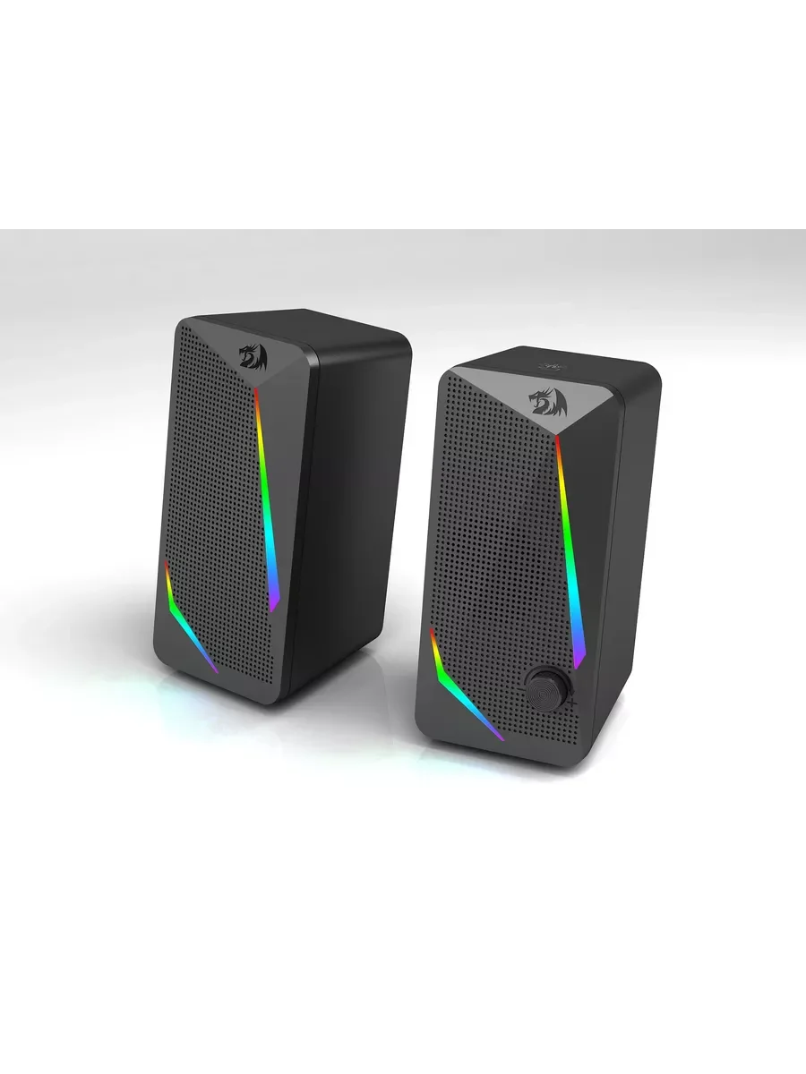 Redragon Акустическая 2.0 система Waltz черн,6 Вт,RGB,USB+3.5 jack