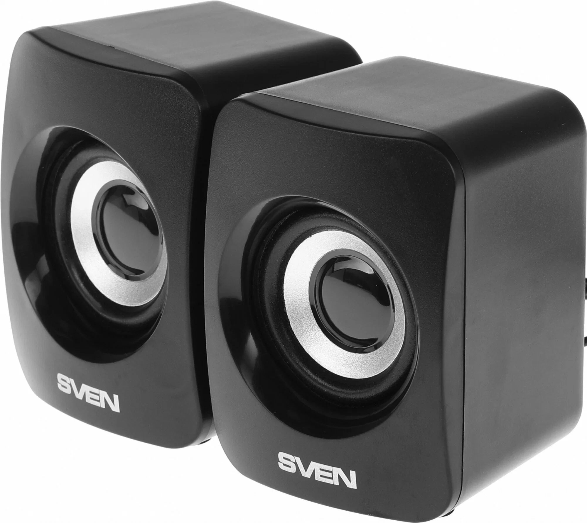 SVEN 130, чёрный, USB, акустическая система 2.0, мощность 2x3 Вт(RMS)