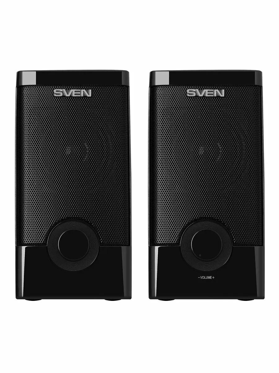 SVEN 318, чёрный, акустическая система 2.0 (USB, мощность 2x2.5 Вт(RMS))