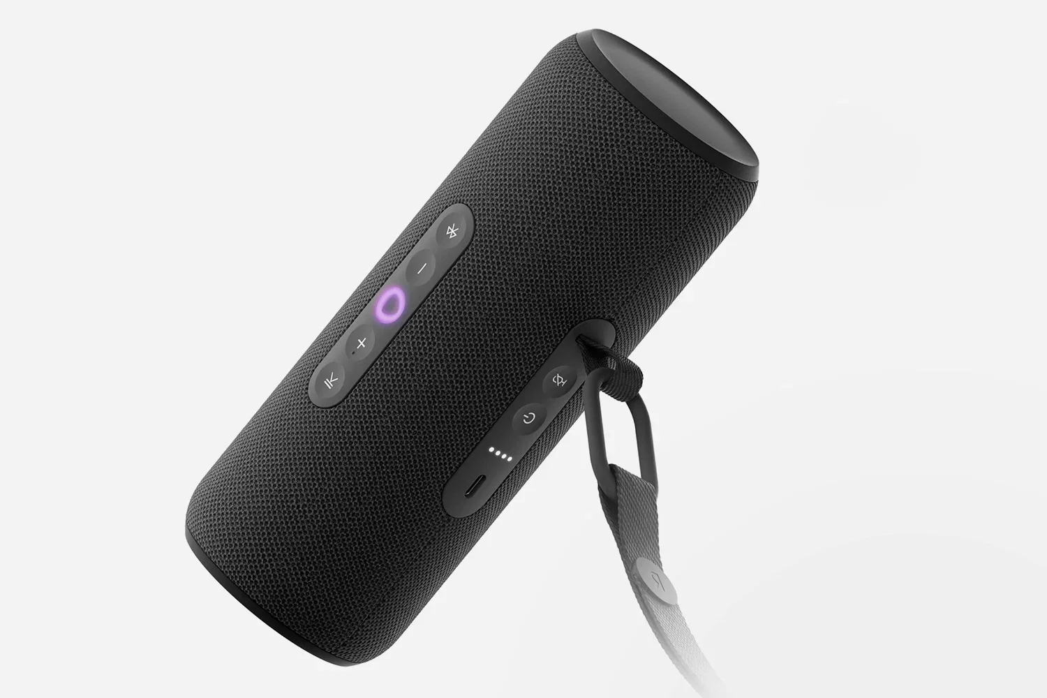 Умная колонка Yandex Стрит Алиса черный 30W 2.0 BT/Wi-Fi 10м 3300mAh (YNDX-00030BLK)