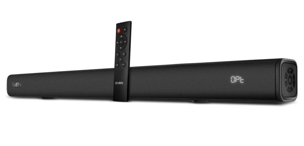 SVEN Саундбар SB-2040A, черный (40 Вт, Bluetooth, HDMI, ПДУ, Optical, USB, дисплей)