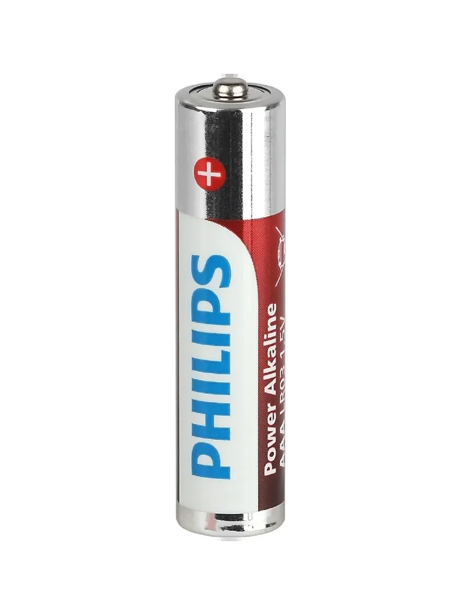 Philips Батарейки LR03A20BX/51 ААА алкалиновые 1,5v, LR03-20BL Entry (20/400/46400). Блистер 20 шт.