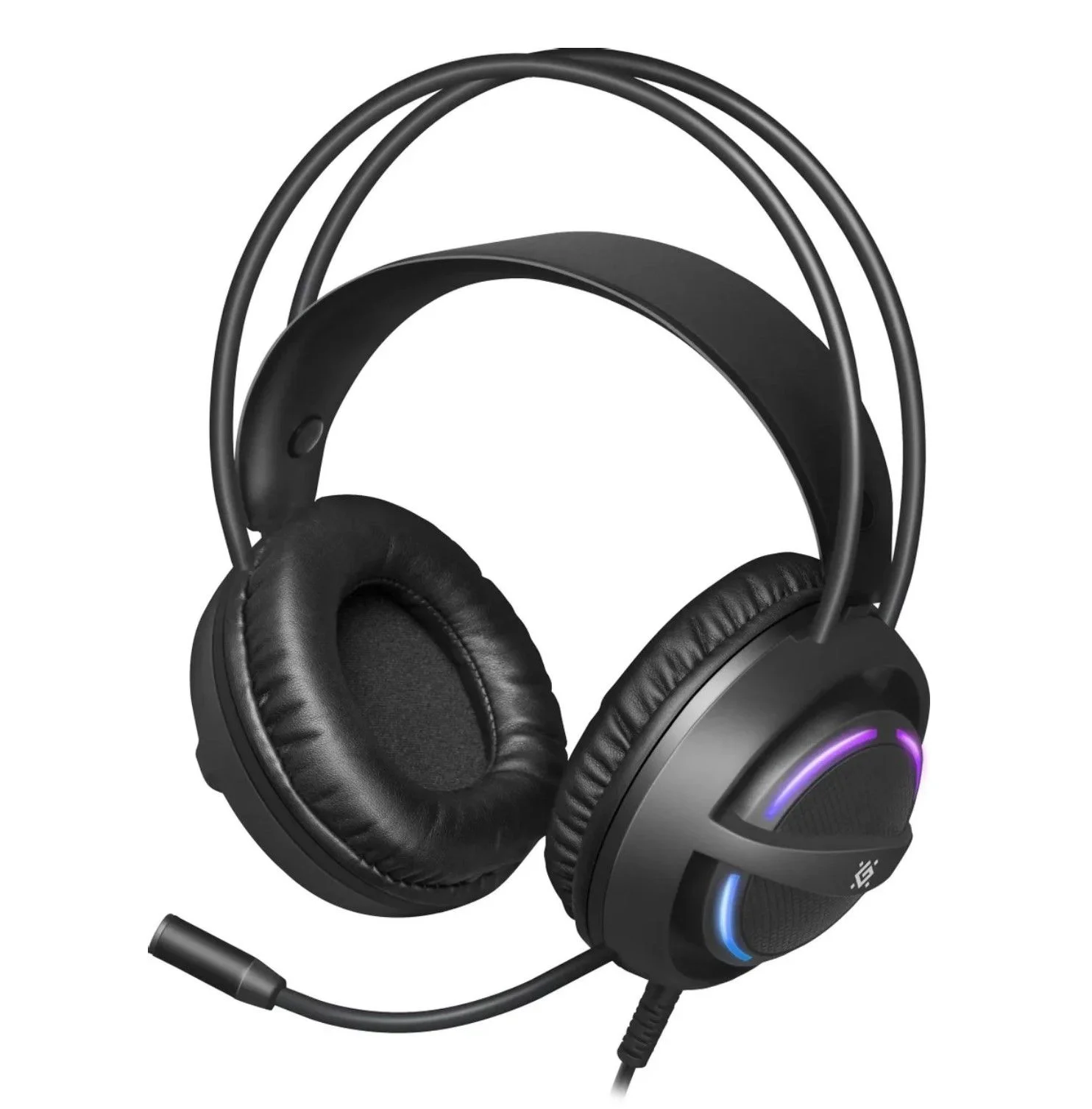 Defender Игровая гарнитура Dexter RGB, провод 2.2 м.