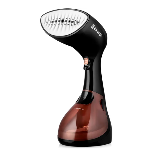 Отпариватель BRAYER BR4127, 1500 Вт, пар 25 г/мин, съем.щетка, фиксация пара, 260 мл ПРОМО!