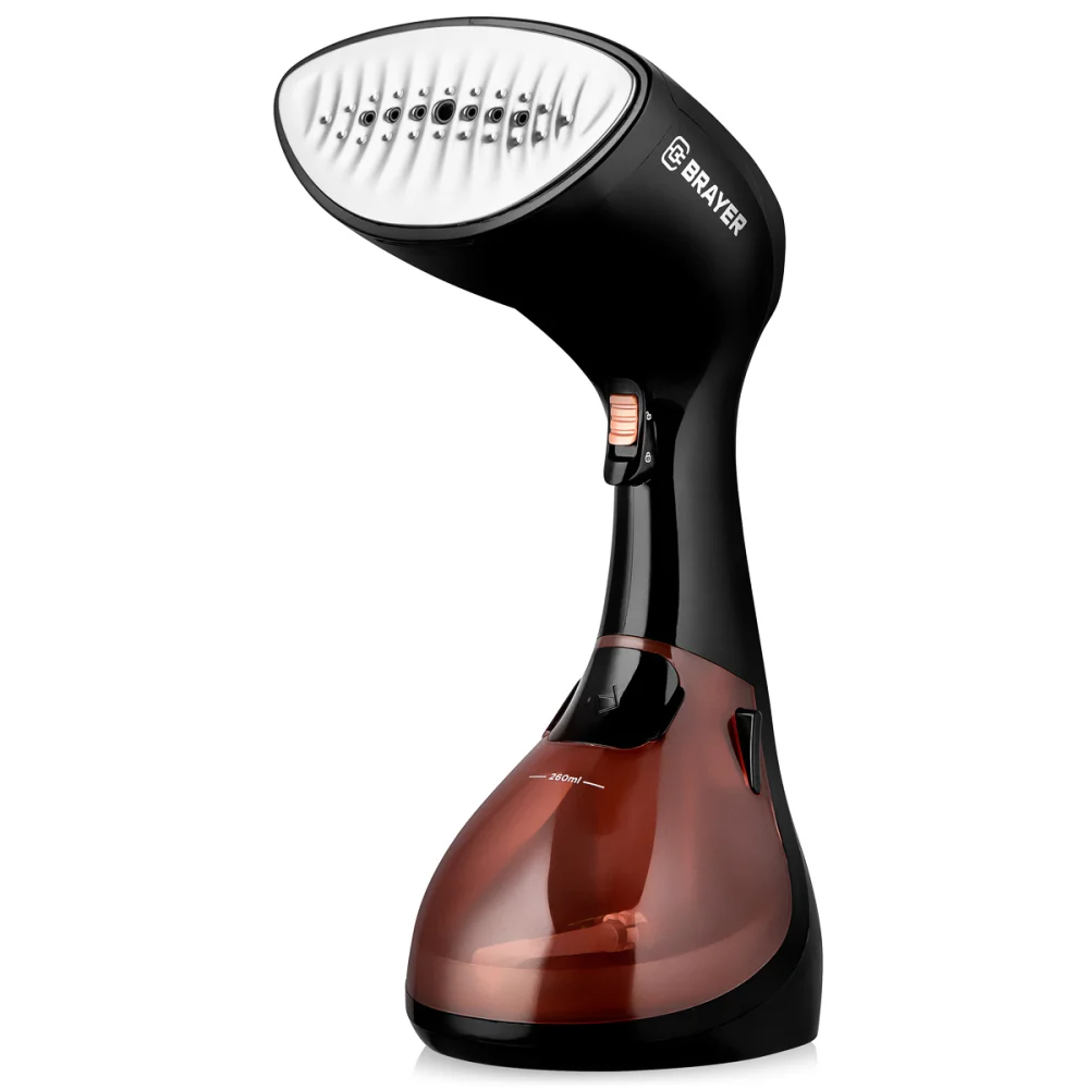 Отпариватель BRAYER BR4127, 1500 Вт, пар 25 г/мин, съем.щетка, фиксация пара, 260 мл ПРОМО!