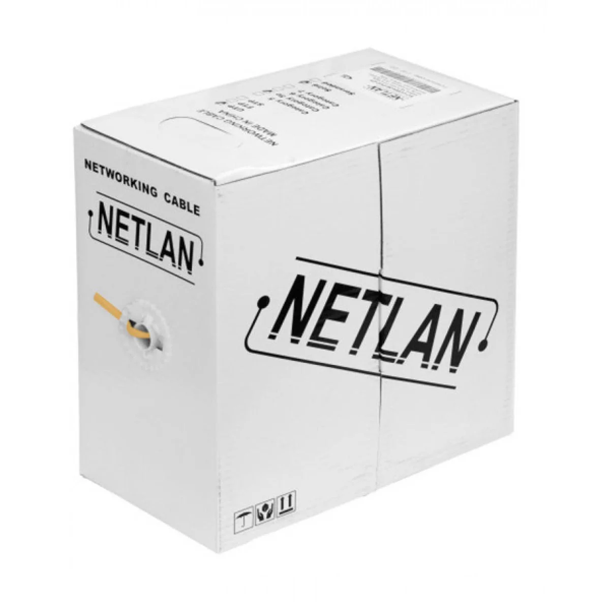 Кабель витая пара, биметалл, NETLAN UTP 4x2x0.47 Cat5e, 305м NETLAN