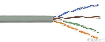 Кабель витая пара, внешняя, медь UTP, 4х2х0.52, Cat5e, 305м КСВПП