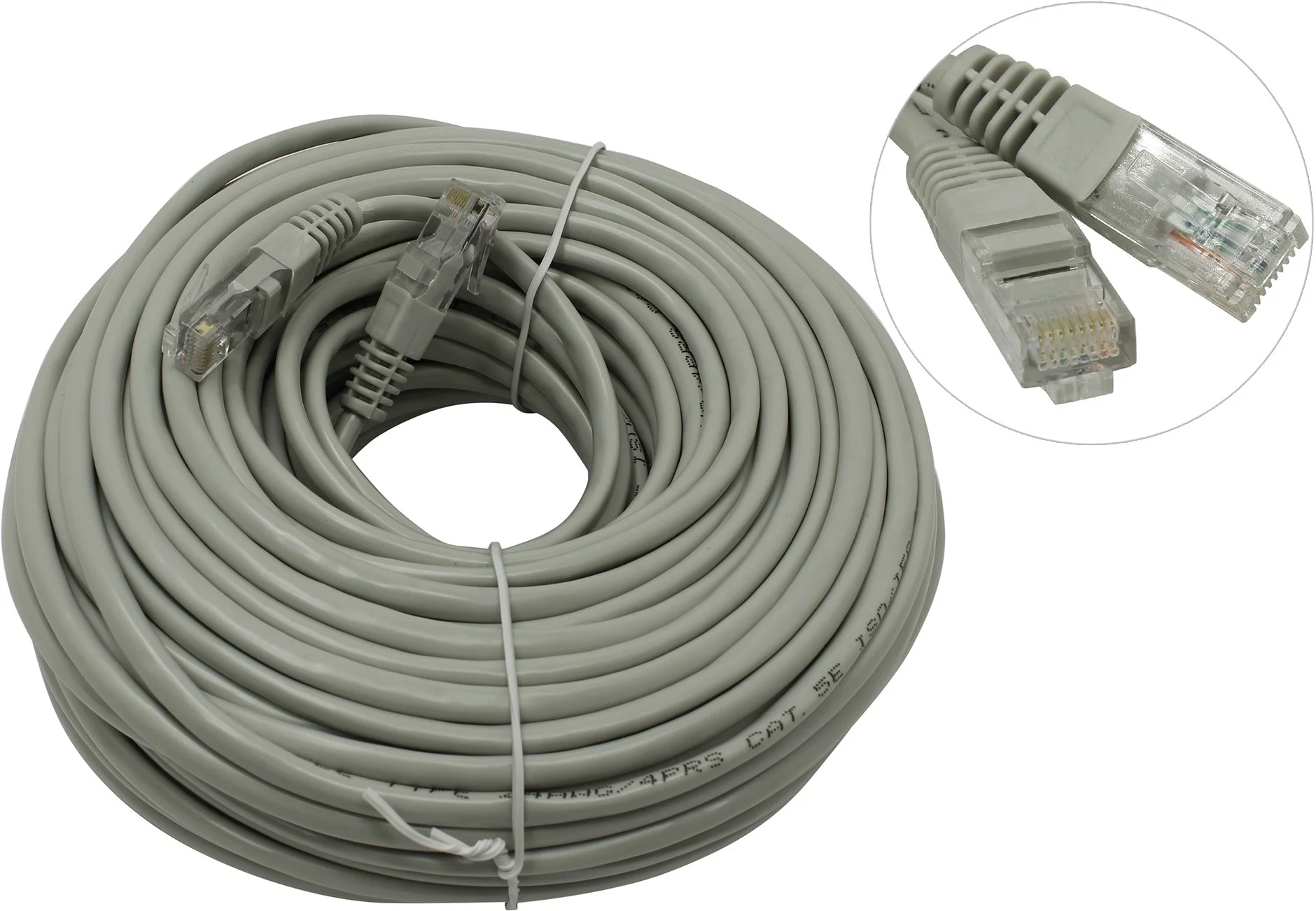 Коммутационный шнур 30м (патчкорд 8P8C) RJ-45 <=> RJ-45