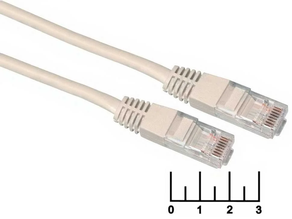 Коммутационный шнур 30м (патчкорд 8P8C) RJ-45 <=> RJ-45